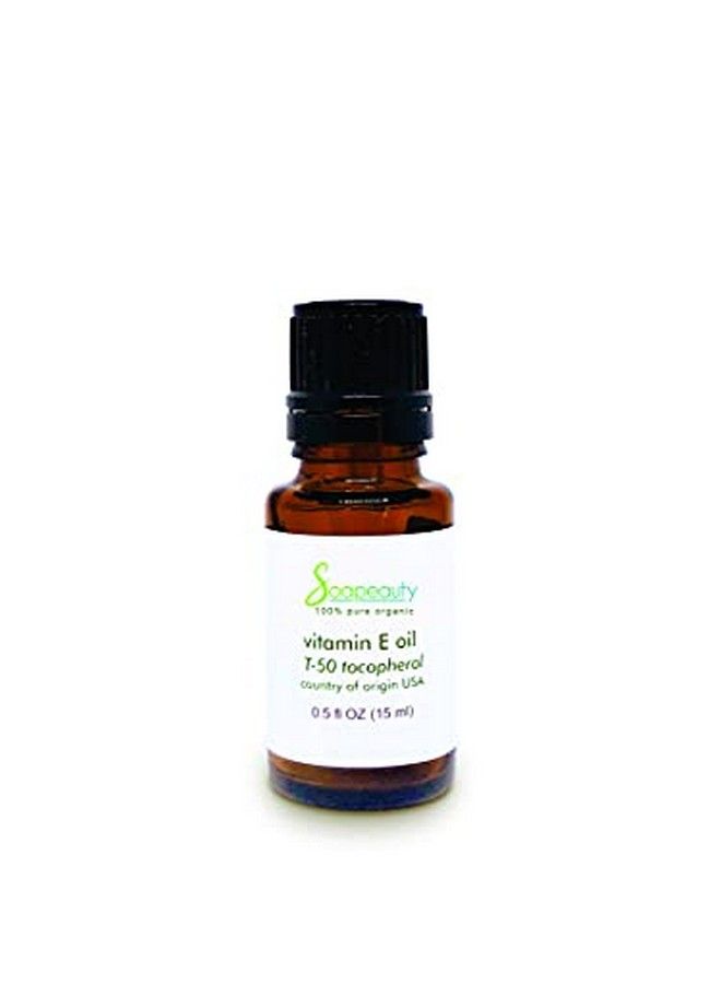Soapeauty Tocopherol T50 Vitamin E Oil Premium And Natural Vitamin E Oil Treats Scars Wrinkles Dark Spots Best For Hair Skin Body Face Multipurpose Oil 0.5 Oz - Image 2
