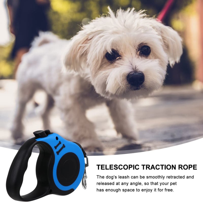 Heavy Duty Retractable Dog Leash Nylon with Reflective Stitching for Medium Large Dogs Auto Function - Image 4
