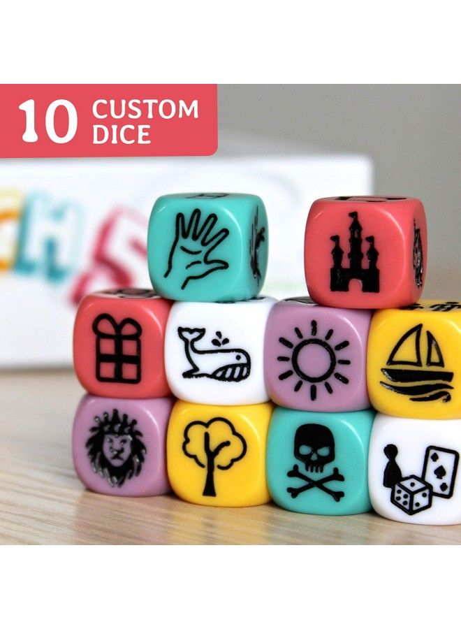 Synapses Games : Match 5 Word Matching Game Find Links Create Connections 3 Minutes To Create Links For 10 Different Dice Combinations Interactive Family Fun Easy Rules Up To 28 Players - Image 4