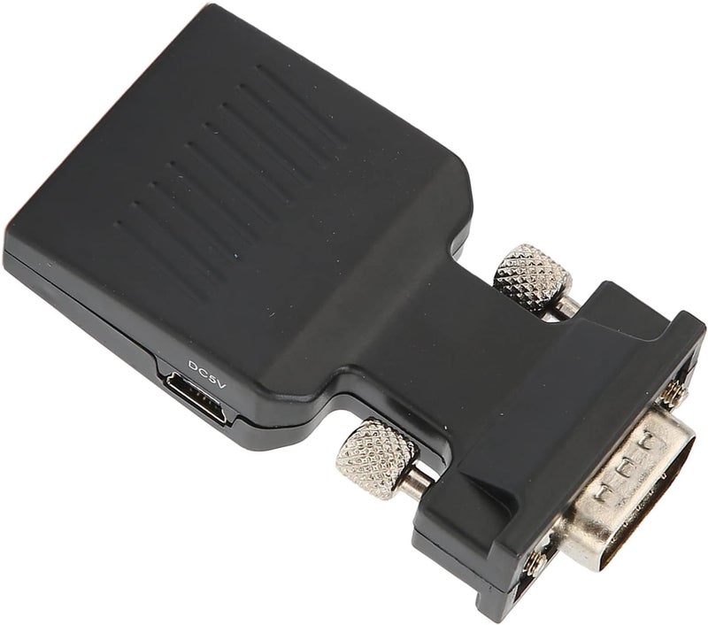 VGA To HD Multimedia Interface Converter, VGA Male To Female Converter Plug and Play Light and Convenient for Monitor TV for Computers Laptops Projectors - Image 1