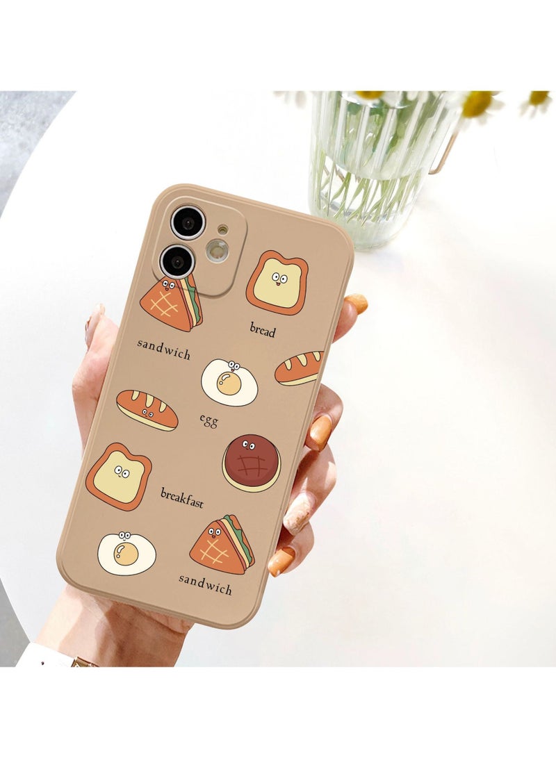 Loquat Printed Soft Shell Apple Phone Case For iPhone