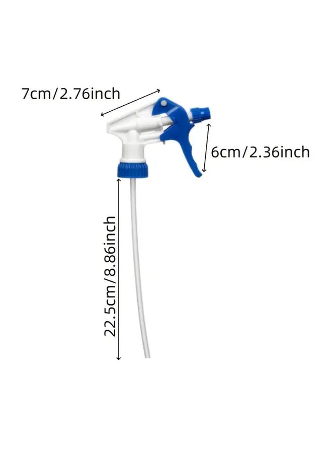 Heavy Duty Spray Bottle Trigger Nozzle Replacement Blue 6pcs For Cleaning Bottles - Image 2