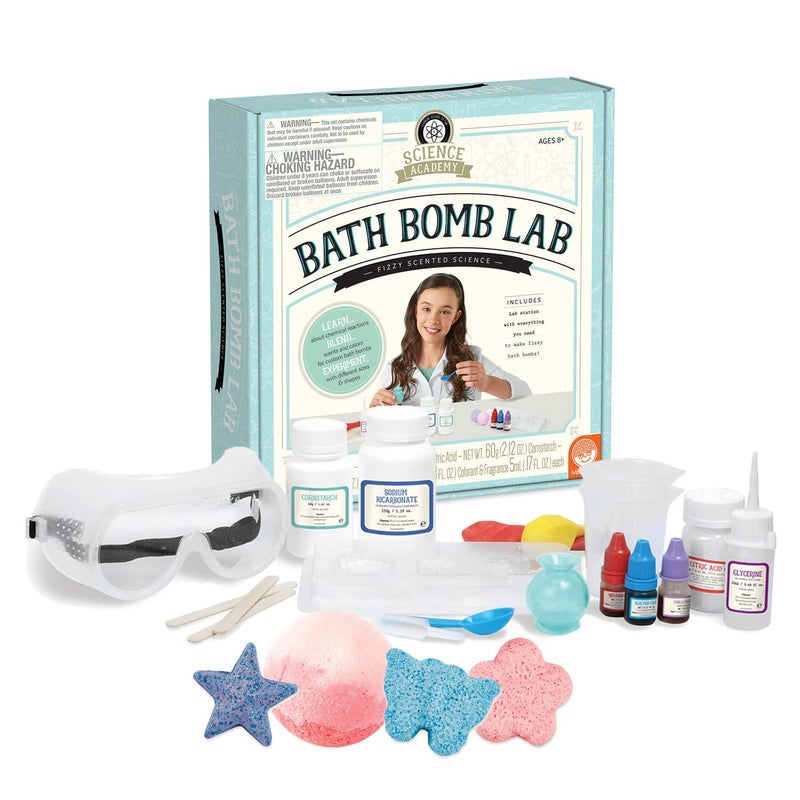 MindWare Science Academy Bath Bomb lab  A 20pc DIY Experiment kit for Boys  Girls  Make 4 Bath Bomb Experiments  Great Gift for Children  Teenagers - Image 3