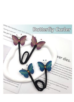 Excefore Twist Hairstyle Bun Hair Accessories, 2 Pcs Hair Bun Maker, Lazy Curler, Twist Hairstyles, Reusable Quick Bun, Butterfly Magic Clip, for Daily Use, Sports, Beach, Bar, Prom, Party  - Image 3