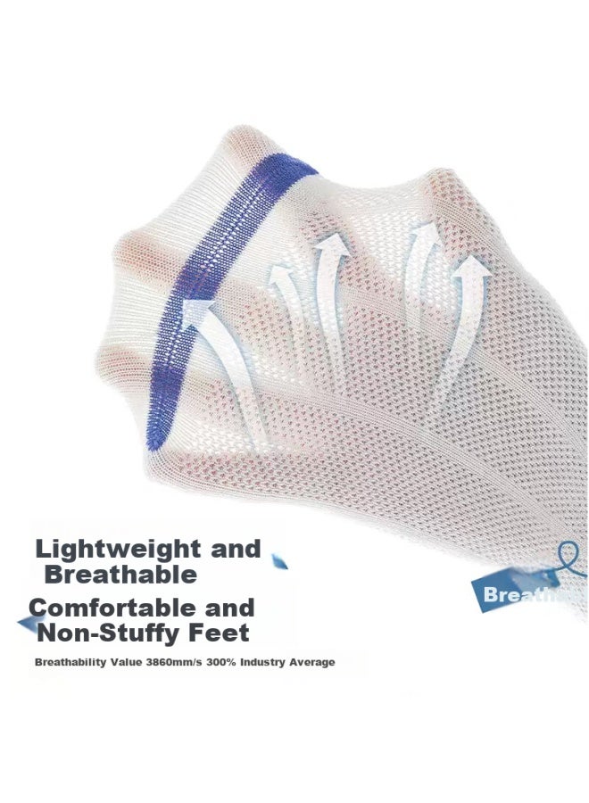 LANG SHA Langsha Children's Socks, Boys' Summer Thin Mesh Socks, Mid-calf Cotton Socks, Student Socks For Older Children, Short Socks, 5 Pairs - Image 2
