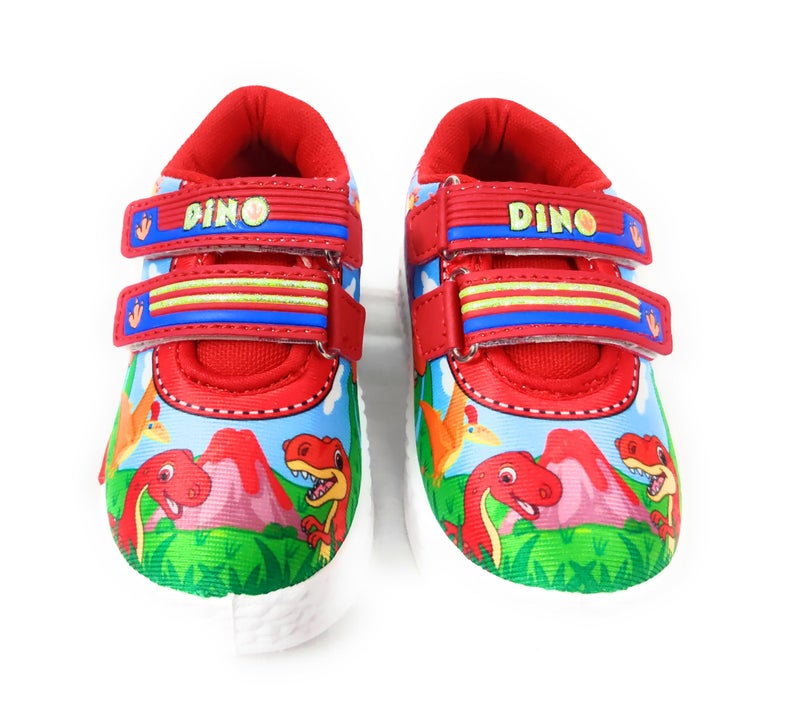 Coolz Unisex Casual Shoes for Kids Boys and Girls Dino-1 for 1-4 Years (Red, 12 Months) - Image 3