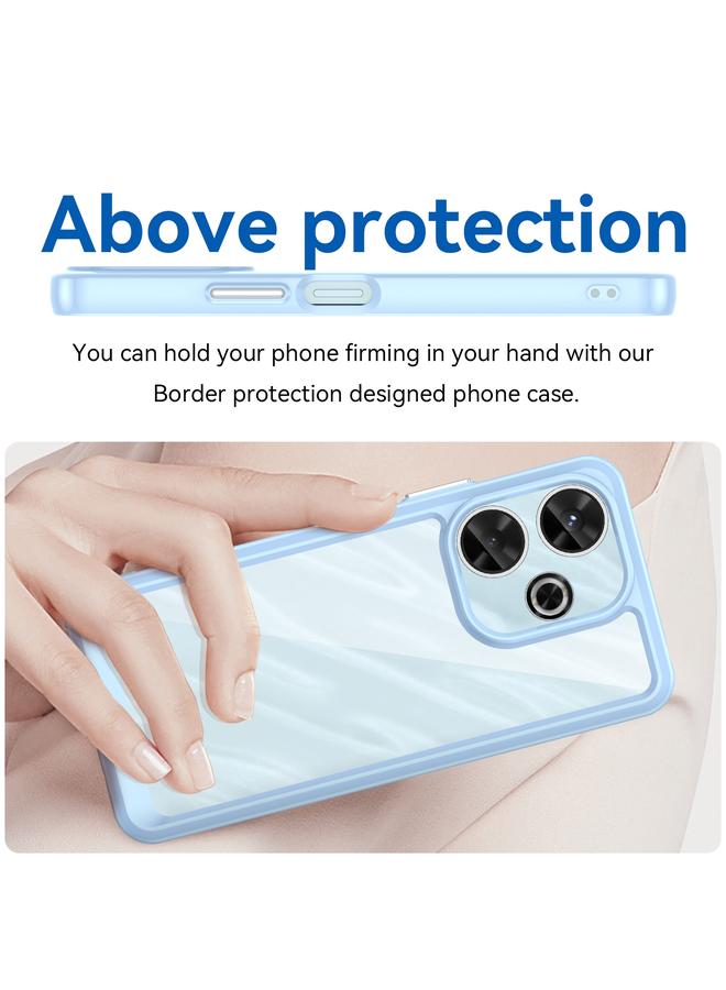 S-TOP Case For Redmi Note 13R Colorful Series Acrylic Hybrid TPU Phone Case - Image 4