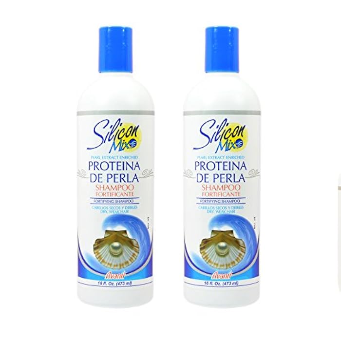 Silicon Mix Proteina De Perla Shampoo 16oz "Pack of 2"