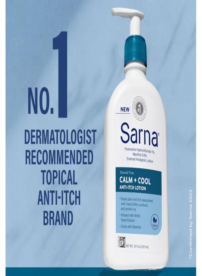 Sarna Original Steroid-Free Anti-Itch Lotion, Relief for Dry Irritated Skin, Insect Bites, Sunburns, and Poison Ivy - 7.5 oz - Image 3
