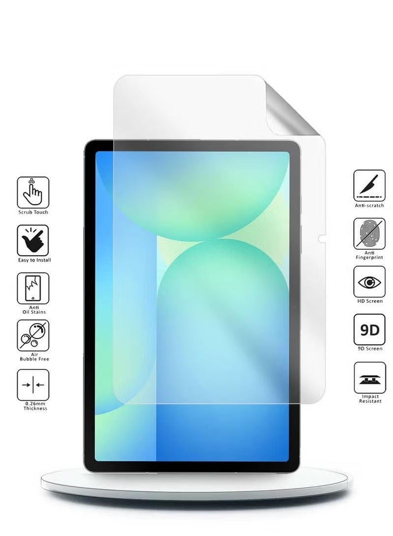 JAJEEK Samsung Galaxy Tab S10 FE 10.9 5G 2025 Hydrogel Film Screen Protector – Premium Flexible, Thin, Full Coverage, Anti-Scratch, Bubble-Free, Easy Installation – Clear - Image 2