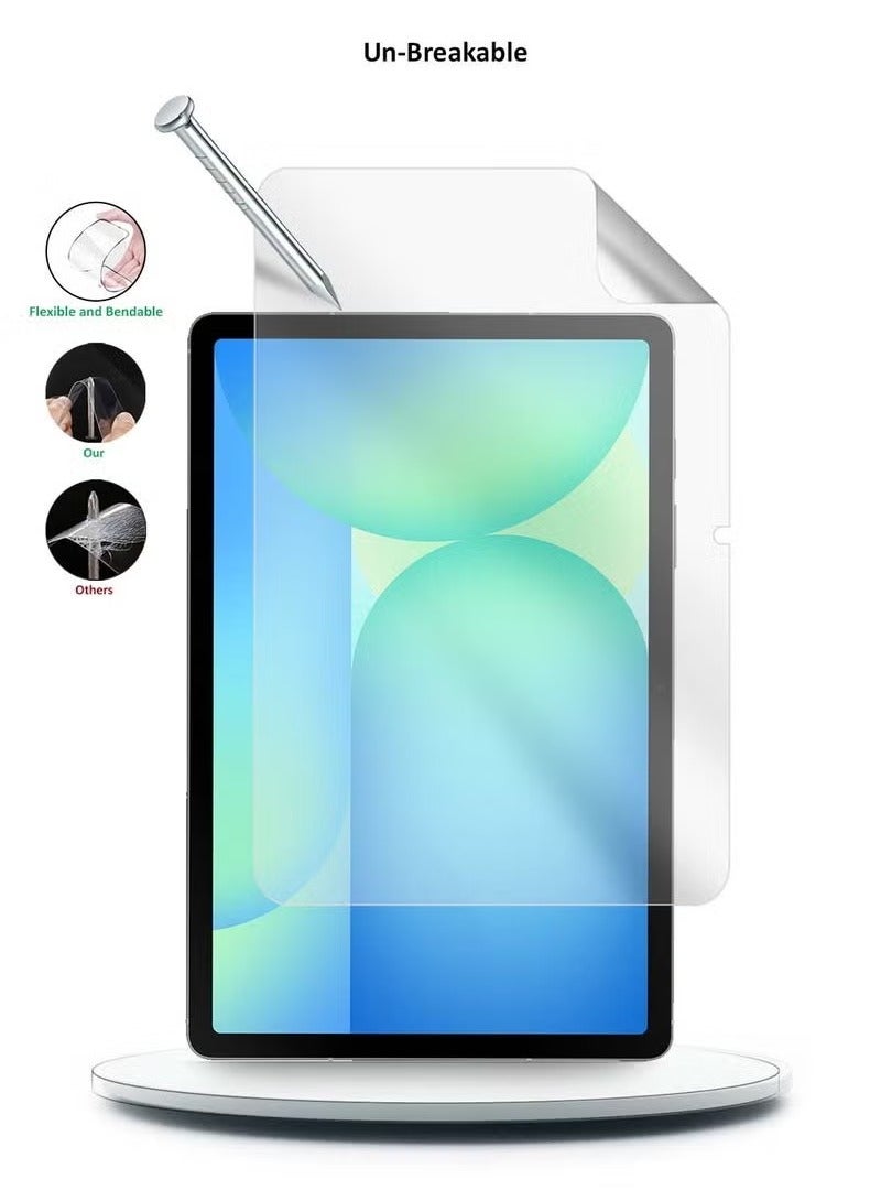 JAJEEK Samsung Galaxy Tab S10 FE 10.9 5G 2025 Hydrogel Film Screen Protector – Premium Flexible, Thin, Full Coverage, Anti-Scratch, Bubble-Free, Easy Installation – Clear - Image 4