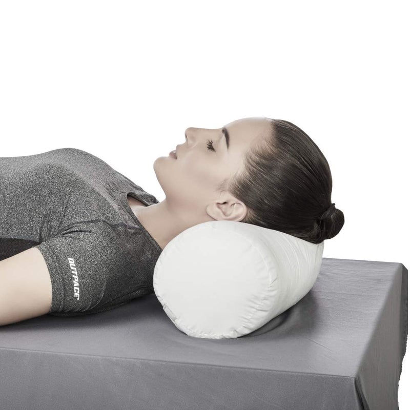 Vissco Cervical Pillow (Round Soft), Prevents Cervical Spondylosis, Mild Sprain & Stiff Neck for Neck and Shoulder Pain (White) - Image 5