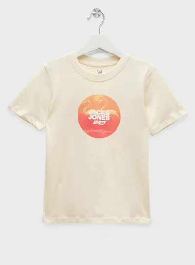 Jack & Jones Junior JORVARENNA PHOTO TEE SS CN FST JNR
