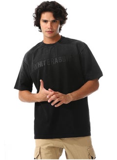 WHITE RABBIT Chest Printed Cotton T-Shirt  - Image 1