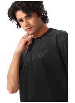 WHITE RABBIT Chest Printed Cotton T-Shirt  - Image 4
