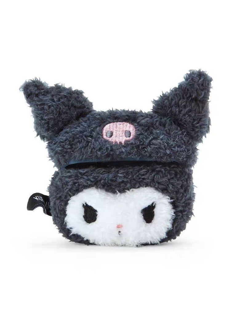 Merlot Jade Dog Culomi Cute Round Small Bag Headphone Storage Bag - Image 1