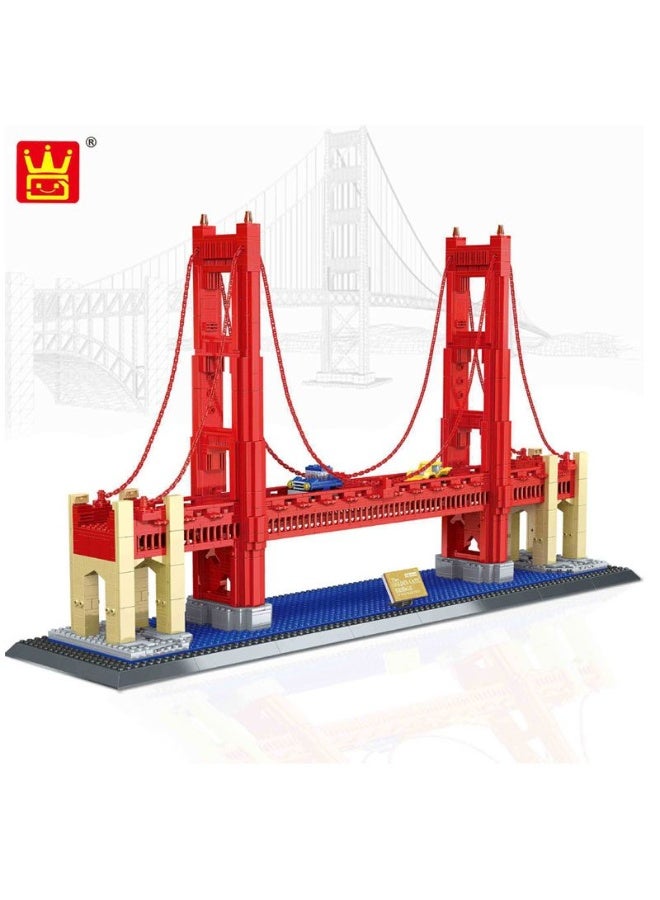 wange Golden Gate Bridge San Francisco USA Building Blocks Set 6210 (Age 6+ , 1977 Pieces) - Image 3