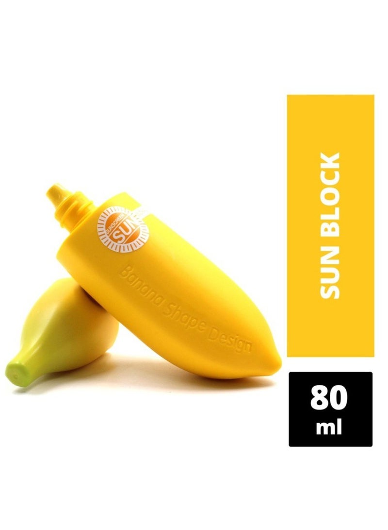 Banana Fruit Of The Wokali Banana Mild Sunscreen SPF 90 - 80ml - Image 1