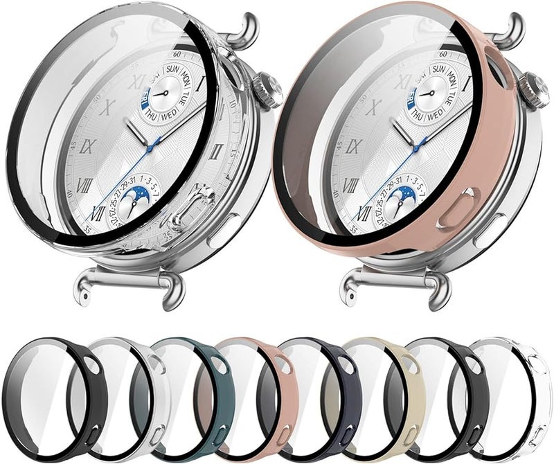 Sliver Protective Case Cover For Watch GT6 41mm Full Coverage Screen Protector - Image 3
