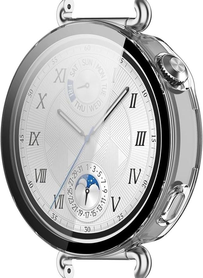Sliver Protective Case Cover For Watch GT6 41mm Full Coverage Screen Protector - Image 5