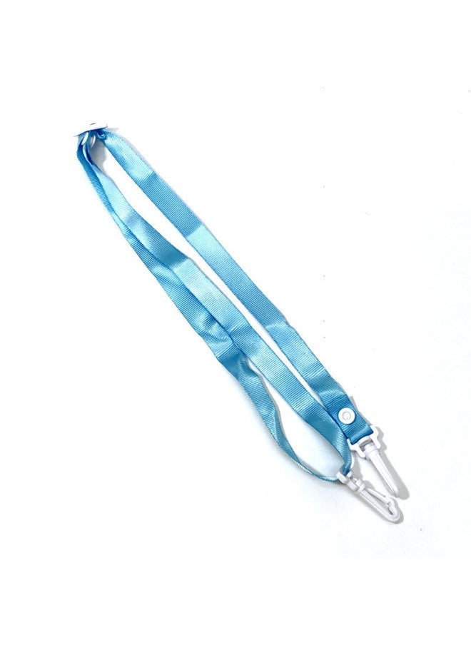 Generic Children's Camera Cartoon Protective Case Small Camera Silicone Case Anti-fall With Lanyard Mini Photo Soft Rubber Case-Color:Blue (rope) - Image 1
