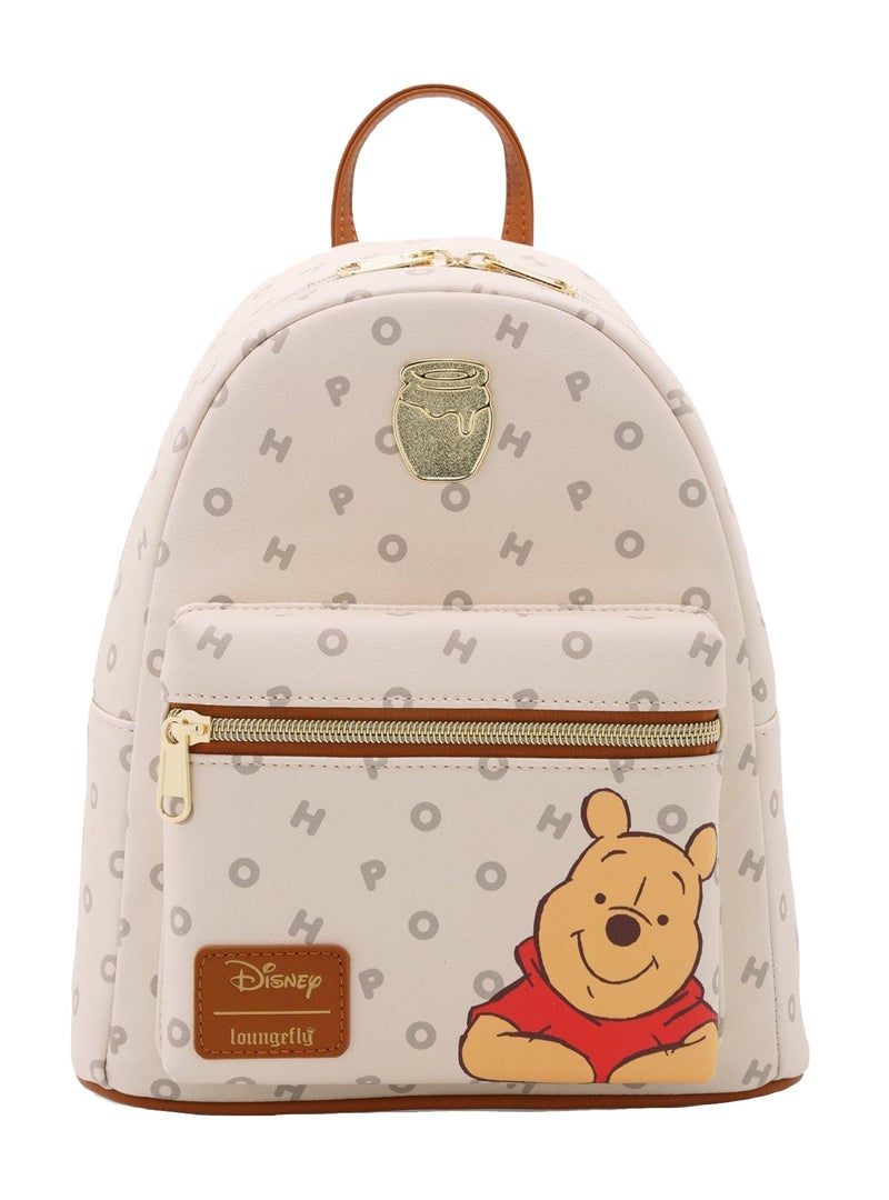Hot Topic حقيبة ظهر ميني لوانجفلاي ديزني ويني ذا بوه برسائل - بني مقاس واحد - Image 1