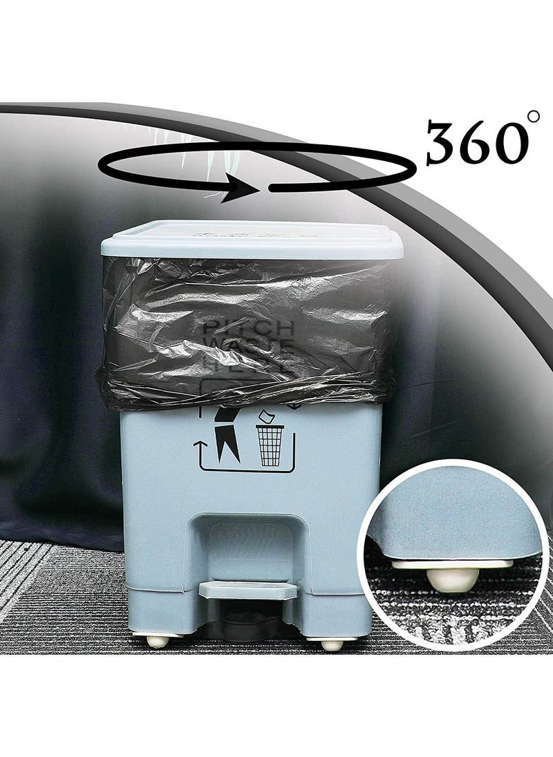 H O G ENTERPRISE H O G ENTERPRISE Self Adhesive 8 PCS Mini Swivel Casters Wheels 360 Degree Rotation Pulley Universal Bottom Wheels for Furniture Various Storage Boxes  - Image 2