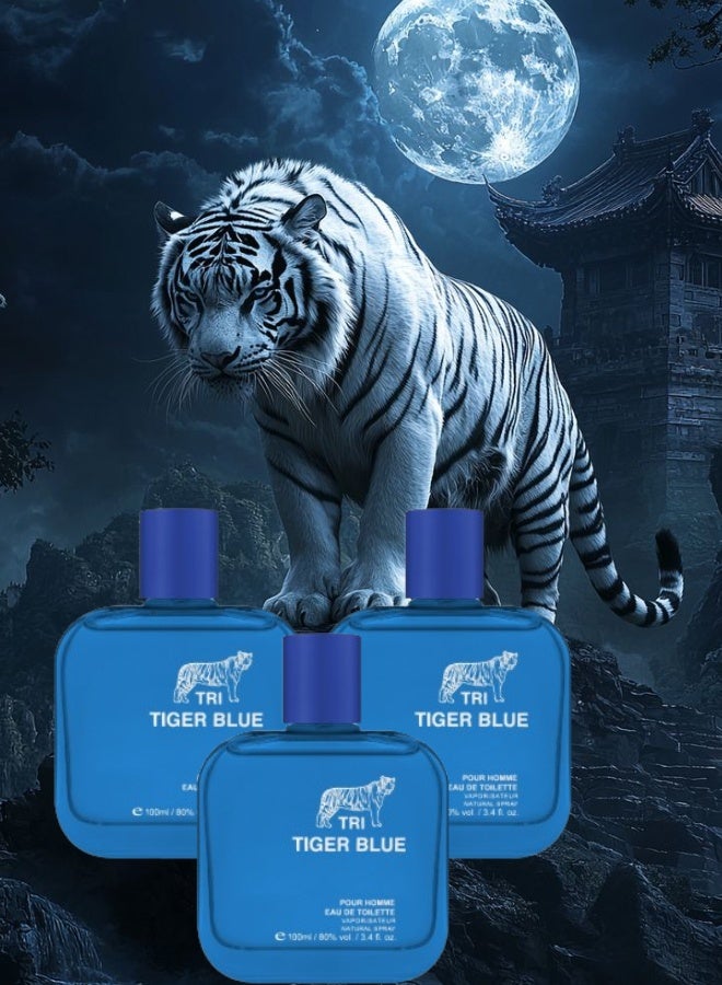 تي أر آي 3 قطع عطر تاجر بلو 100مل - Image 1