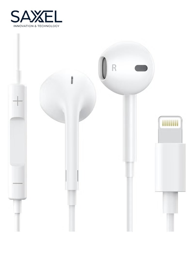 saxel Saxel Wired For iPhone Without Microphone And Volume Control Earbuds For Music And Phone Calls Compatible For iPhone Max Lightng Z729C9EB146303AF81592Z