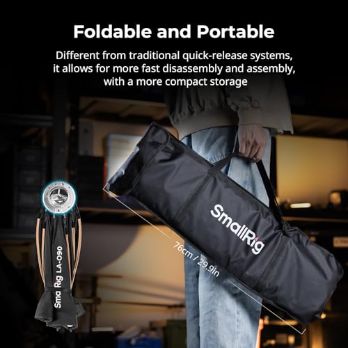 SmallRig 35"/90cm Softbox LA-O90 Quick Release Octagon Soft Box for Bowens Mount COB Lights for SMALLRIG for Neewer for Aputure for Godox - Image 5