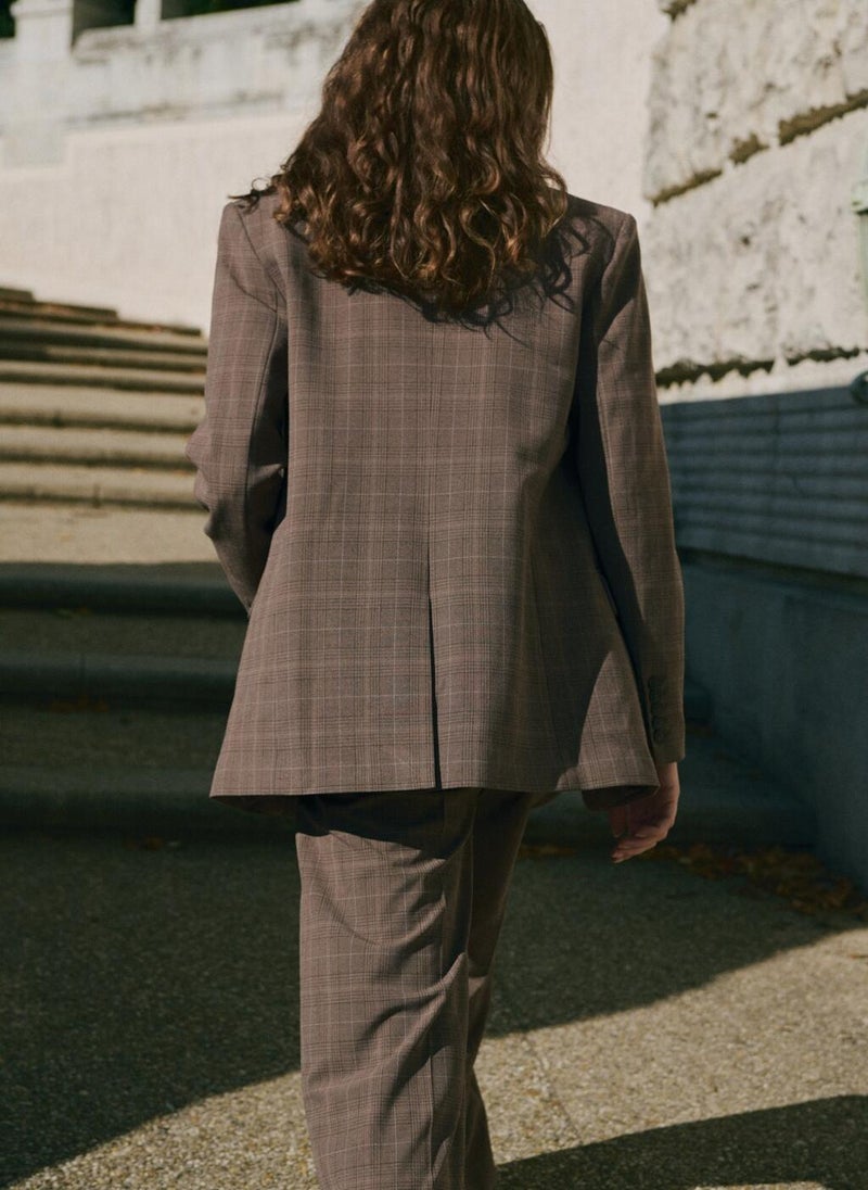 MANGO Check suit jacket - Image 2