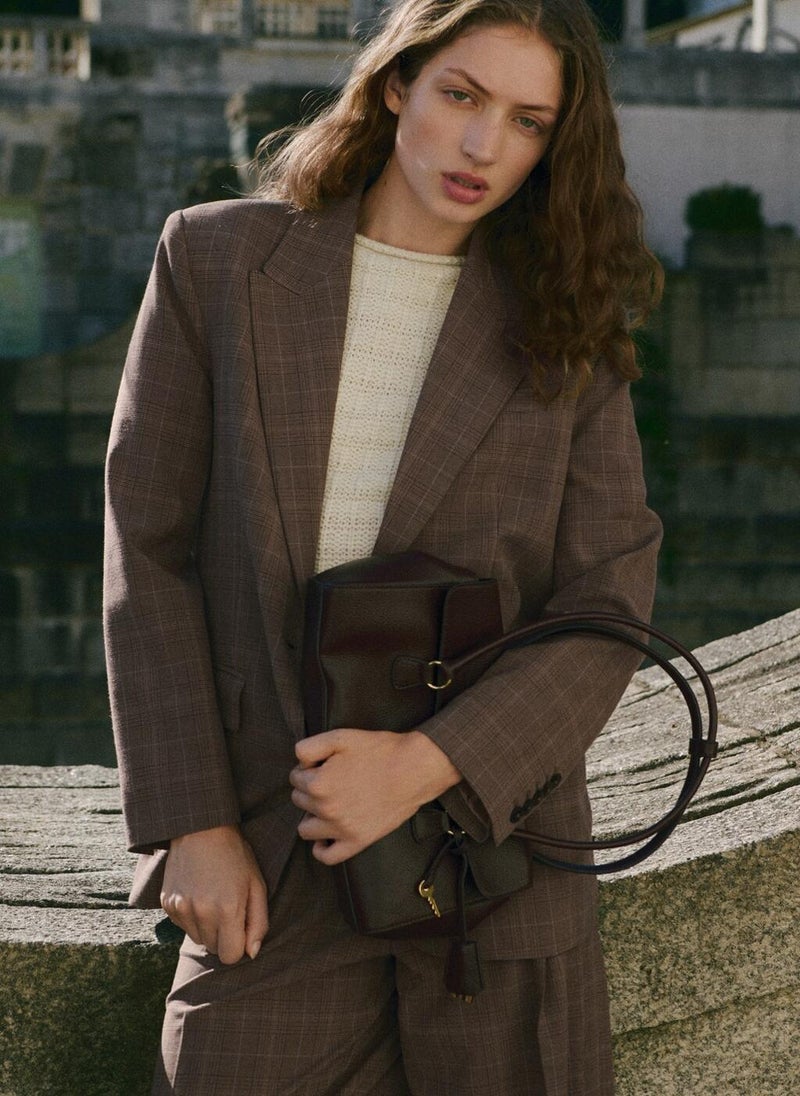 MANGO Check suit jacket - Image 1