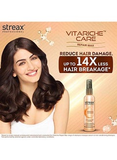 Streax Professional Vitariche Care Repair Max Hair Serum For Men & Women ; Helps Repair & Rejuvenate Dry & Damaged Hair ; Provides Softer Nourished & Healthier Hair ; For Dry To Damaged Hair 100 Ml  - Image 3