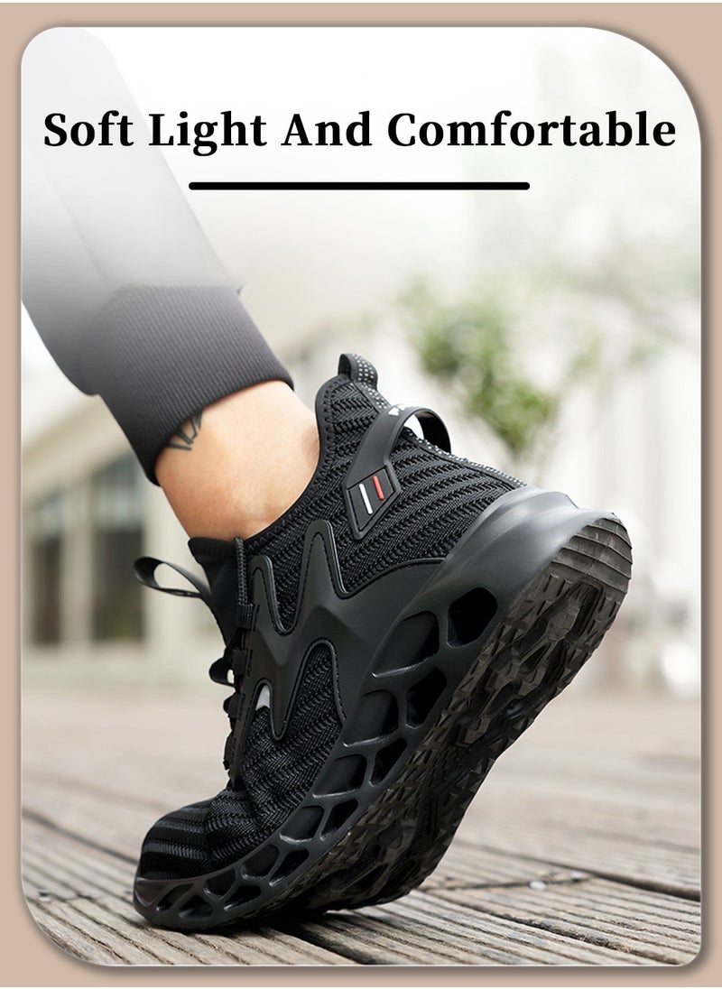 Men's Non-Slip Breathable Mesh Sneakers, with Soft Sole, Trendy Design, for Casual and Athletic Wear