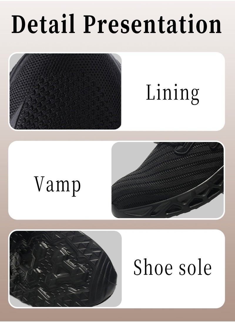 Men's Non-Slip Breathable Mesh Sneakers, with Soft Sole, Trendy Design, for Casual and Athletic Wear