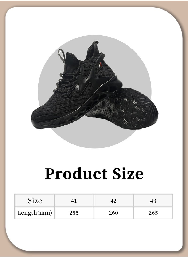 Men's Non-Slip Breathable Mesh Sneakers, with Soft Sole, Trendy Design, for Casual and Athletic Wear