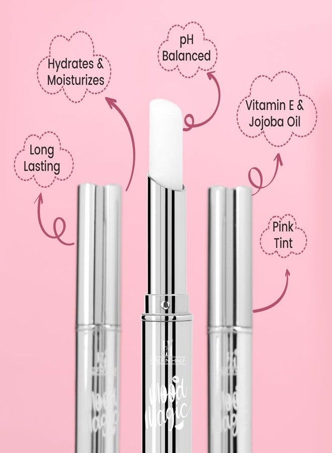Half N half H & H HALF N HALF Mood Magic pH Lip Essence Balm for Dry & Chappy lips, enriched with Vitamin - E & Jojoba Oil, Maintains pH Level of Lips, Sweet Peach - 3gm (Pack of 1) - Image 2