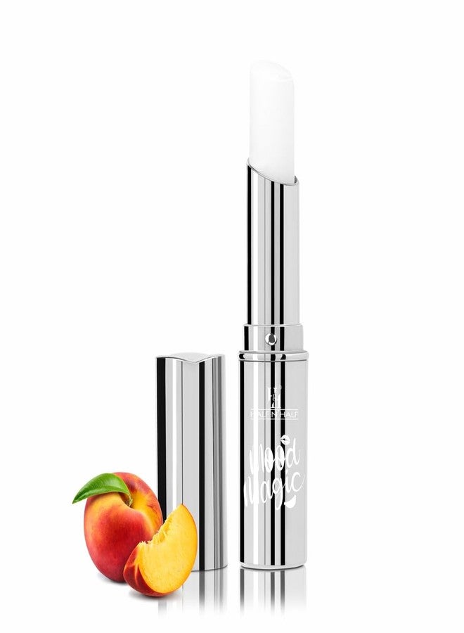 Half N half H & H HALF N HALF Mood Magic pH Lip Essence Balm for Dry & Chappy lips, enriched with Vitamin - E & Jojoba Oil, Maintains pH Level of Lips, Sweet Peach - 3gm (Pack of 1) - Image 1