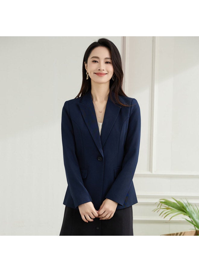 ROMON Women'S Blazer - Simple, Elegant, Easy-Care, Versatile, Slightly Stretchy, Comfortable Women'S Suit Jacket - Image 5