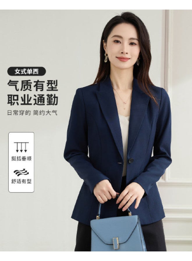 ROMON Women'S Blazer - Simple, Elegant, Easy-Care, Versatile, Slightly Stretchy, Comfortable Women'S Suit Jacket - Image 1