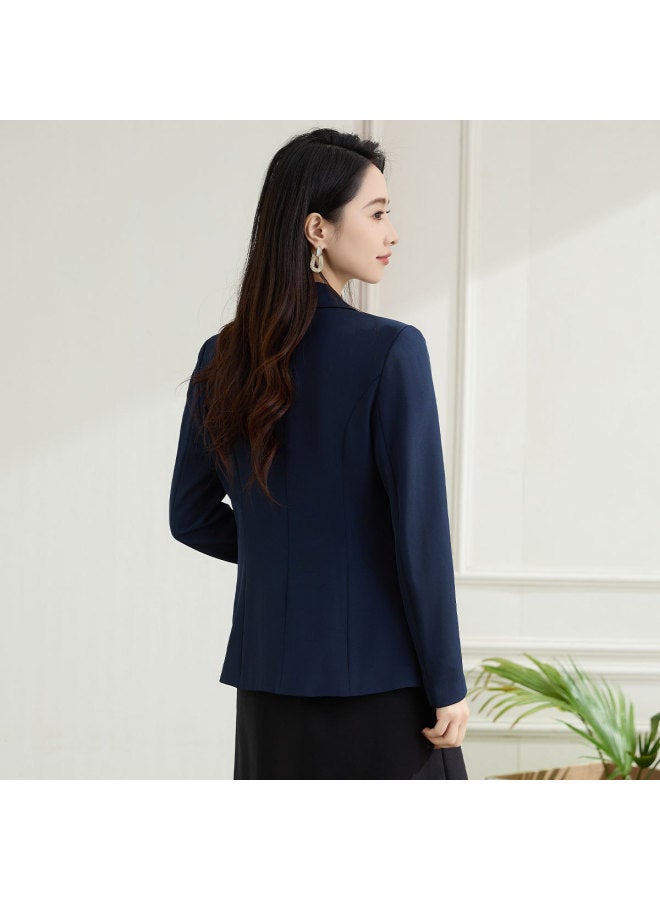 ROMON Women'S Blazer - Simple, Elegant, Easy-Care, Versatile, Slightly Stretchy, Comfortable Women'S Suit Jacket - Image 3