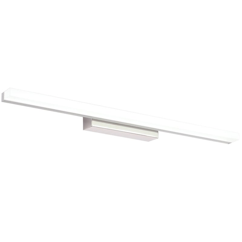 LED Bathroom Vanity Light Professional Modern Simple 3 Colors Changing Waterproof Fogging LED Mirror Lights Bar for Bathroom 110‑240V 15.7in, 6W Silver - Image 4