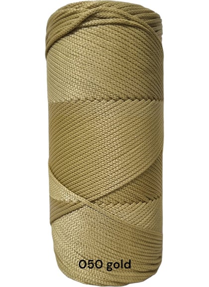 MOLY Polyester Macrame Rope 200GR Macrame Rope Bag Rope Runner Rope Knitting Rope No4 - 1.4mm Macrame Rope 