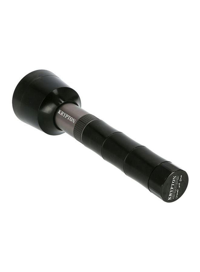 KRYPTON Rechargeable LED Flashlight Black/Silver/Clear - Image 2