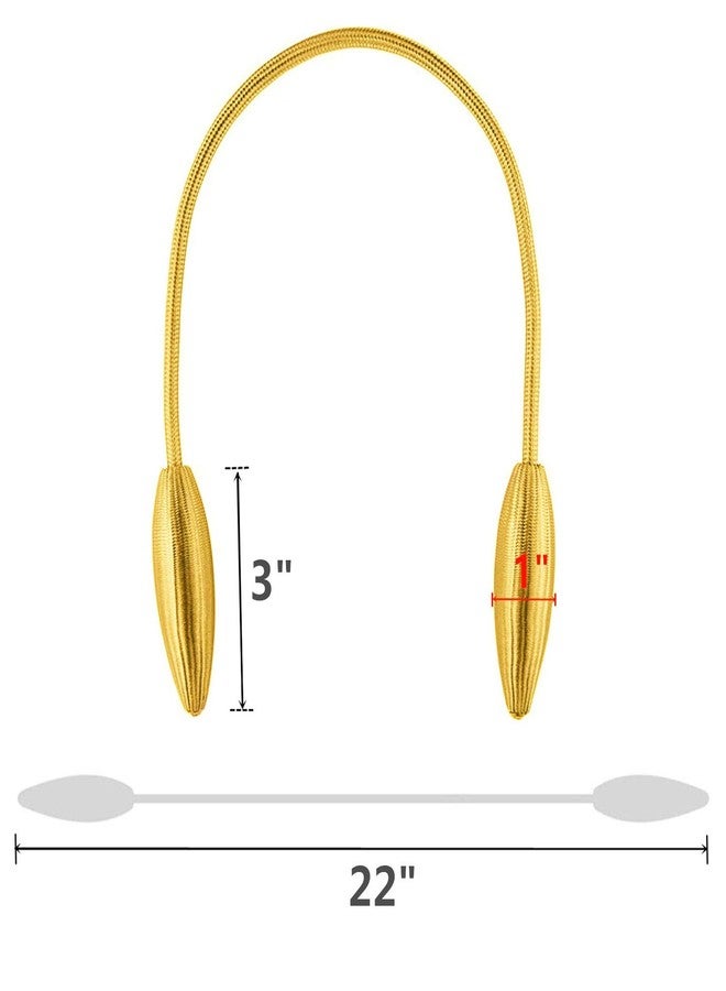 SWTOOL 8-Pack Gold Curtain Holdbacks Decorative Window Drape Twist Curtains Tiebacks Random Modelling Curtain Holders - Image 2