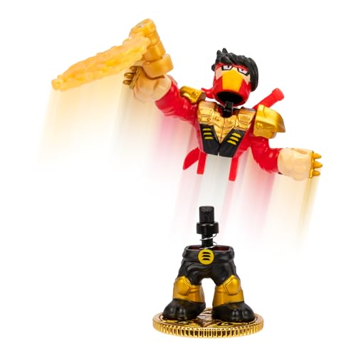 AKEDO Legends of Akedo Ninja Fury Official Rules Starter Pack - 3 Warriors: Ultra RareThree Strikes Chux, Classic Venom Fang Ninja & Legendary Psyclone Shutdown & 1 Controller & Weapon Rack with 4 Weapons - Image 5