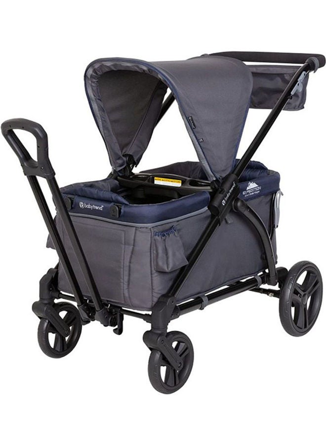 babytrend Expedition 2-In-1 Stroller Wagon -Smokey Navy - Image 1