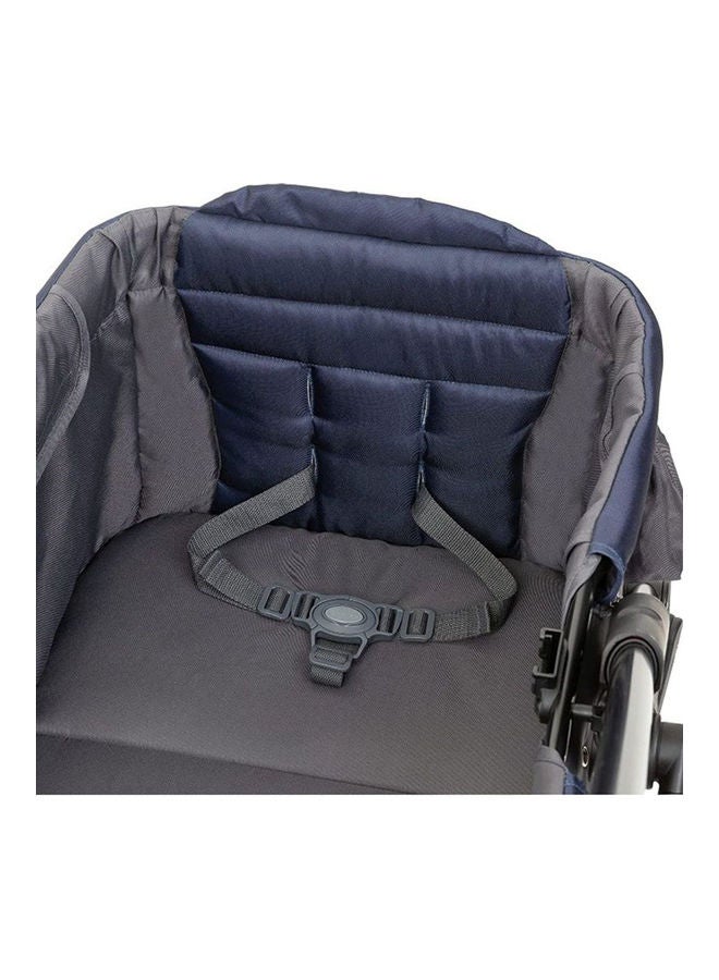 babytrend Expedition 2-In-1 Stroller Wagon -Smokey Navy - Image 4