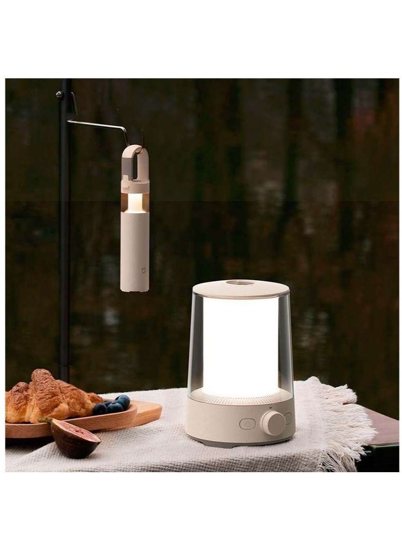 Xiaomi Multi-function Camping Lantern With Seperable Dual Light, NiteCore Extreme Light Adjustment, Bluetooth Smart Control & Type-C Charging - White - Image 4
