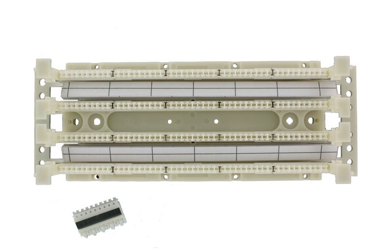 Leviton GigaMax 5E 110-Style Wiring Block, Wall Mount with Legs Kit, Cat 5E with C5S, 100-Pair, 41AB2-1F5 - Image 5
